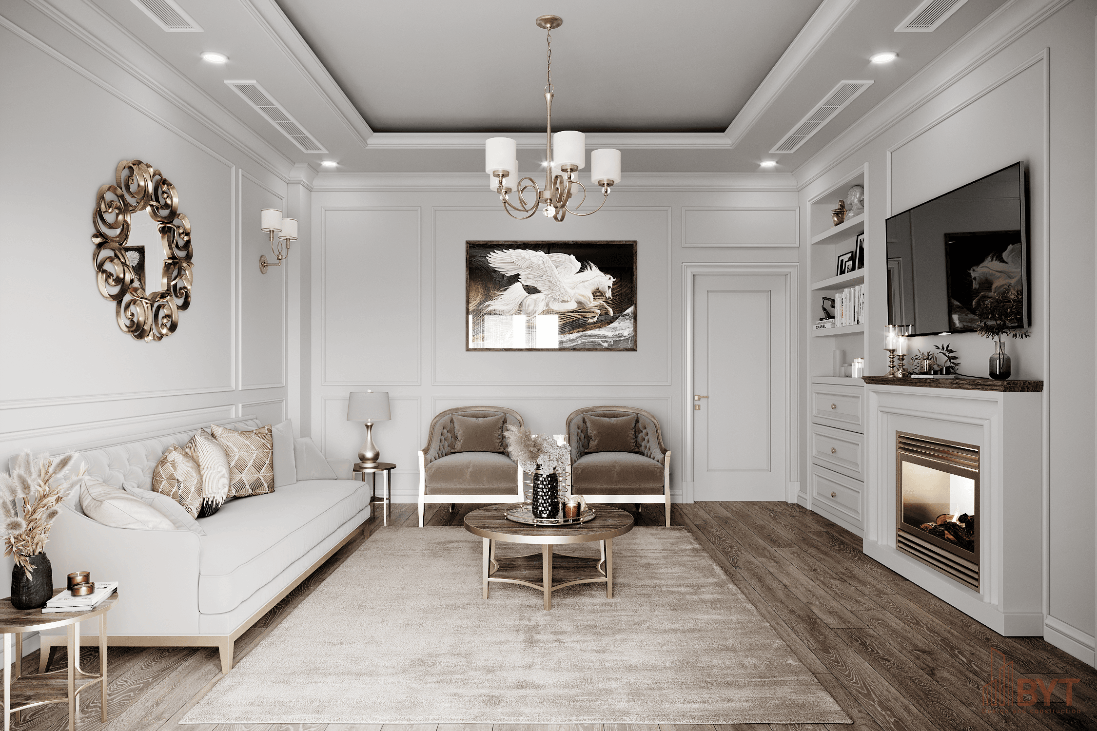 Sắp xếp không gian hợp lý