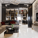 GIẢI MÃ THIẾT KẾ BIỆT THỰ HIỆN ĐẠI (CHI TIẾT ĐẾN TỪNG PHÒNG) Thiết kế phòng khách hiện đại