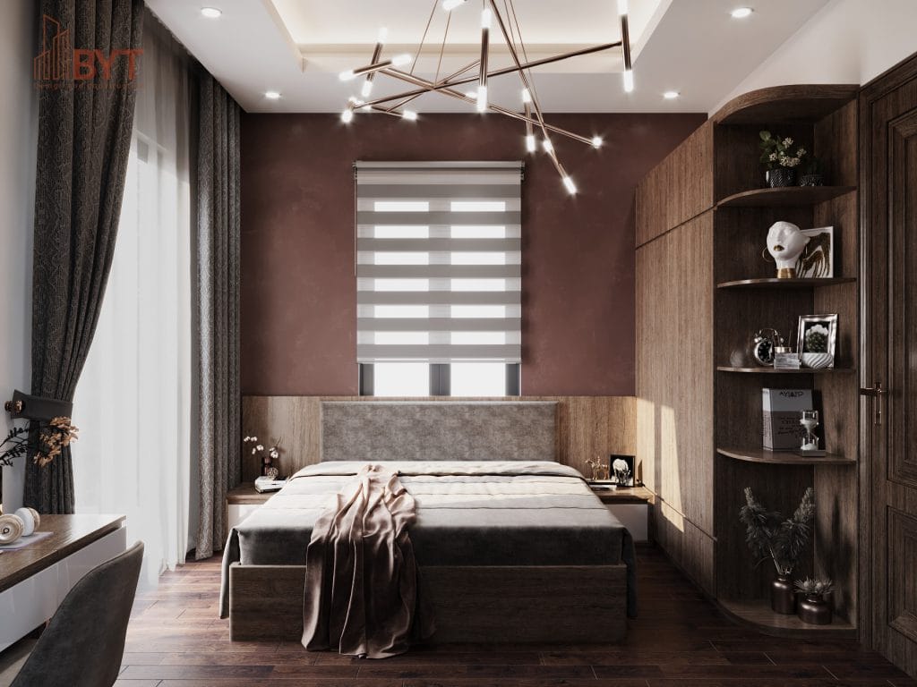 Tạo điểm nhấn bằng kết cấu và chất liệu