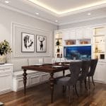 Thiết kế nội thất chung cư 80m2 tân cổ điển