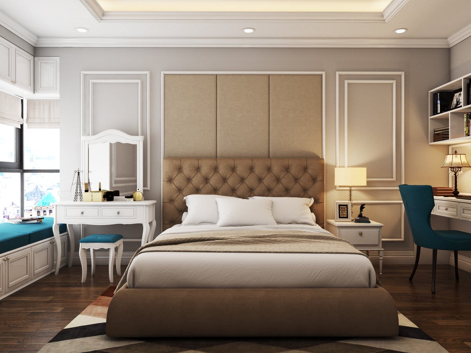 GỢI Ý 50 MẪU THIẾT KẾ NỘI THẤT CĂN HỘ 2 PHÒNG NGỦ ĐẸP, HIỆN ĐẠI