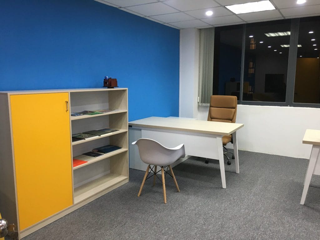 VĂN PHÒNG MỞ KẾT HỢP KHÔNG GIAN RIÊNG TƯ