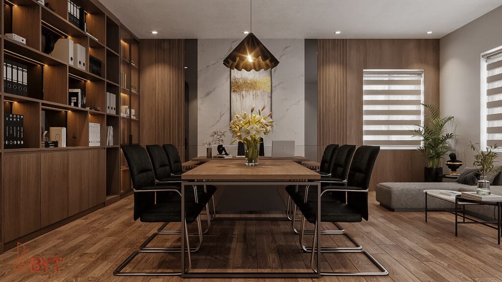 Thiết kế không gian làm việc linh hoạt, phù hợp với nhiều nhu cầu