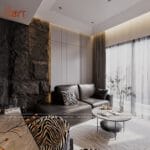 Thiết kế phòng khách chung cư hiện đại