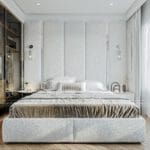 Thiết kế nội thất phòng ngủ thông minh chung cư 2 phòng ngủ