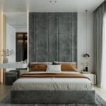 Nội thất phòng ngủ hiện đại chung cư Vinsmart City 3 phòng ngủ