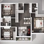 Thiết kế nội thất chung cư hiện đại 3 phòng ngủ