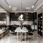 THIẾT KẾ NỘI THẤT PHÒNG BẾP BIỆT THỰ XUÂN PHƯƠNG