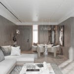 20 THIẾT KẾ PHÒNG KHÁCH CHUNG CƯ 70M2 XINH XẮN, HIỆN ĐẠI DÀNH CHO GIA ĐÌNH NHỎ