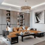 Thiết kế phòng khách chung cư 100m2 hiện đại