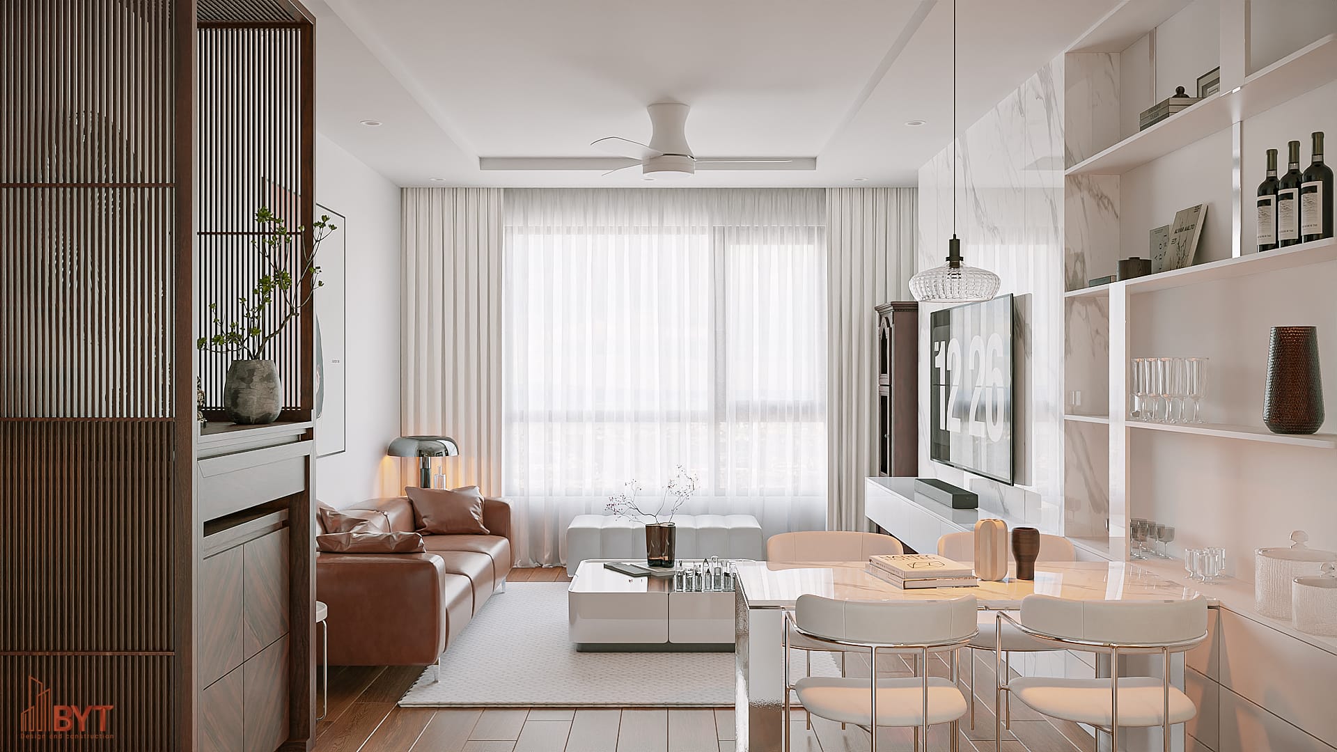 Thiết kế phòng khách chung cư