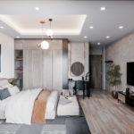 THIẾT KẾ NỘI THẤT CĂN HỘ HIM LAM THEO PHONG CÁCH HIỆN ĐẠI ( 3)