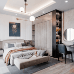 ĐÔI NÉT VỀ NỘI THẤT PHONG CÁCH HIỆN ĐẠI Phối màu dịu nhẹ, đơn giản