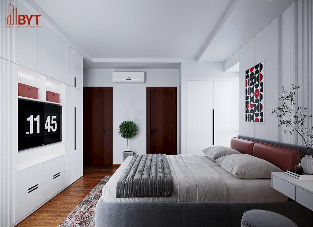 Thiết kế nội thất phòng ngủ căn hộ Times City