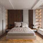 Kiểu dáng, màu sắc, vật liệu nội thất đơn giản