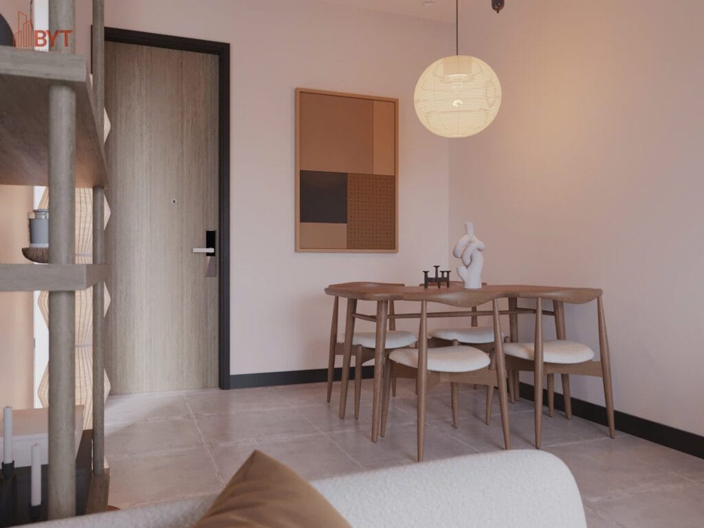 Thiết kế chung cư 3 phòng ngủ 100m2