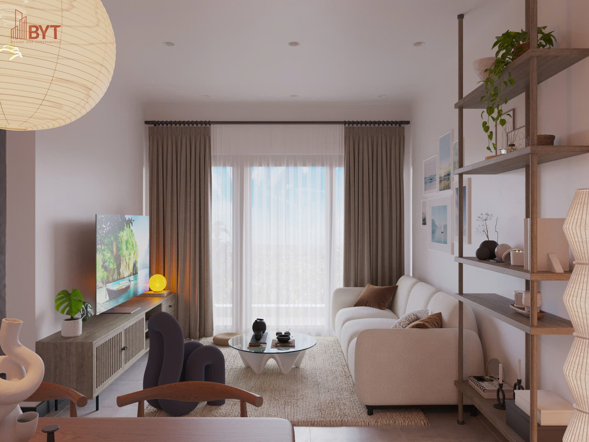 Thiết kế nội thất chung cư cao cấp 3 phòng ngủ