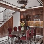 THI CÔNG NỘI THẤT PHÒNG BẾP BIỆT THỰ TẠI NINH BÌNH