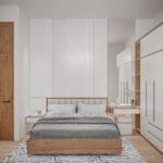 Thiết kế nội thất phòng ngủ thông minh biệt thự